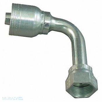 EATON AEROQUIP Crimp Fitting 90 Deg 1-11/16 M ORS, 38YT68