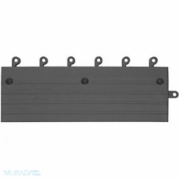 WEARWELL Drainage Ramp Black 6 in x 18 in PK10, 38ZC17