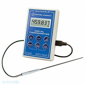 CONTROL COMPANY Thermometer -328 to 932 Deg F USB, 38ZC59