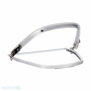 MSA Faceshield Frame Aluminum Silver, 38ZL98
