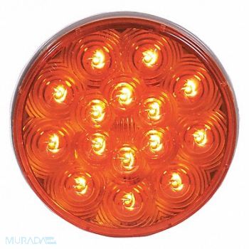 MAXXIMA Stop/Turn/Tail Light Round Amber L, 38ZM48
