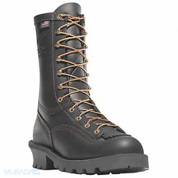 DANNER Boots 10 H Black Mens 10-1/2 D Leather, 391T39