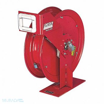 LINCOLN Hose Reel Spring No Hose 50ft 1/2 ID, 391T44