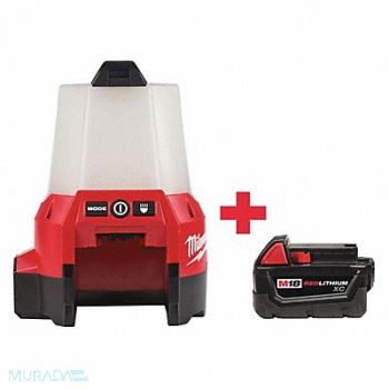 MILWAUKEE Cordless Site Light Battery Incl, 508V62