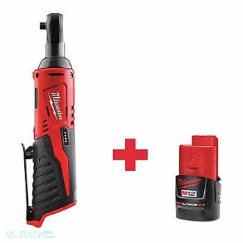 MILWAUKEE Ratchet Cordless Pistol Grip 1/4 Drive, 391W26