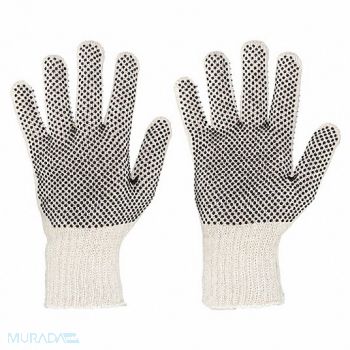 MCR SAFETY Gloves Cotton/Polyester S PK12, 392D45