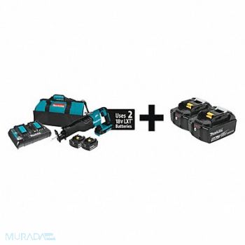 MAKITA Cordless Recip Saw Kit 3000 SPM 36VDC, 392N83