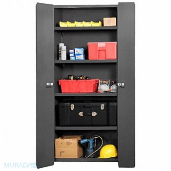 DURHAM MFG Storage Cabinet 84 x36 x24 Gray 4Shlv, 3NYK2