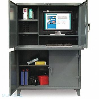 STRONG HOLD Comp. Workstation 54 W X 24 D X 78 H, 399R88