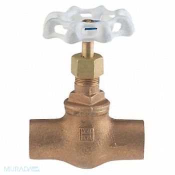 MILWAUKEE VALVE Globe Valve 1-1/2 Bronze Sweat 300 psi, 39A287