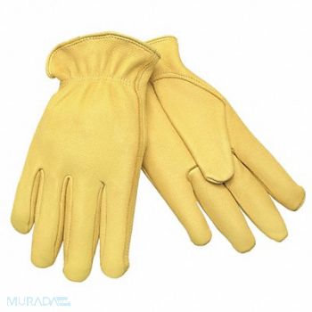 MCR SAFETY Leather Driver Gloves Deerskin XXL PR, 39A480