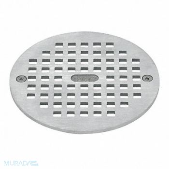 OATEY Floor Grate Brass 5 in Pipe Dia, 39AN76