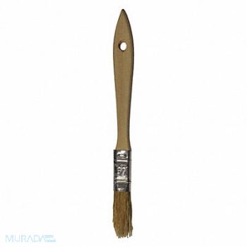 MICHIGAN BRUSH Paint Brush 1/2 in Flat Sash Nylon Soft, 39AR70