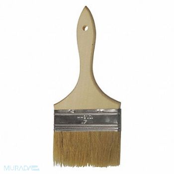 MICHIGAN BRUSH Paint Brush 4 Flat Sash Synthetic Soft, 39AR71