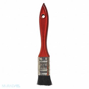 MICHIGAN BRUSH Paint Brush 1 in Flat Sash Nylon Firm, 39AR76