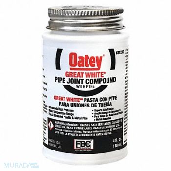 OATEY Pipe Thread Sealant 4 fl oz White, 39AT51