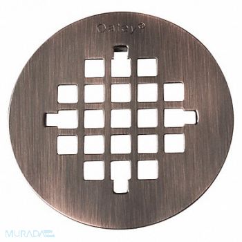 OATEY ShowerStrainer PolishedBronze SS 4-1/4in, 39AT70