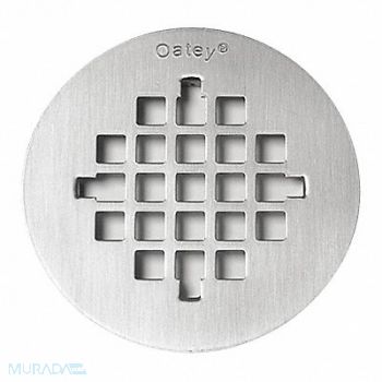 OATEY Shower Strainer Snap In SS 4-1/4in, 39AT71
