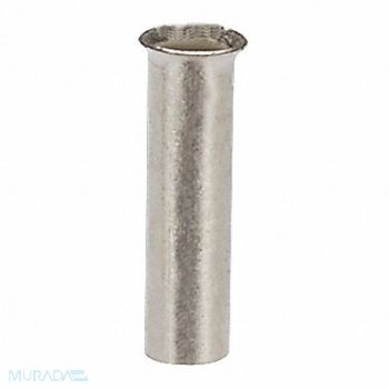 PANDUIT Ferrule Tin Copper 14 AWG PK1000, 39AX43