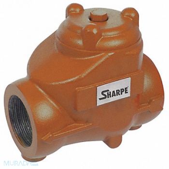 SHARPE VALVES Swing Check Valve Carbon Steel 3 FNPT, 39C399