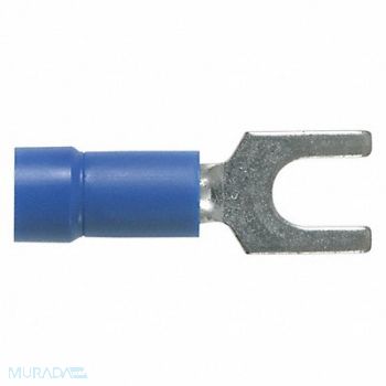 PANDUIT Fork Term Blue #8 16 to 14 AWG PK100, 39CA25