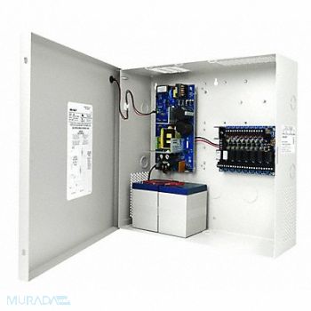 SECURITRON Power Supply Steel 14 L 14 W 4.75 H, 54YM87