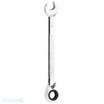 JONARD TOOLS Ratcheting Wrench SAE 7/16 in, 39CF20