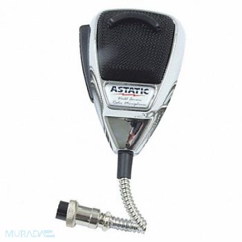 ASTATIC CB Mic with SS Cord Chrome 4 Pin, 39CJ35