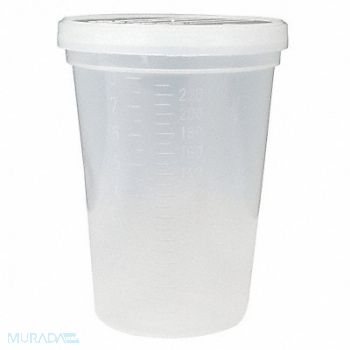 MEDICAL ACTION Specimen Container 236mL Wide PK100, 39D734