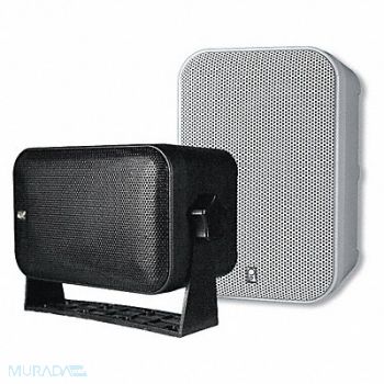 POLY-PLANAR Outdoor Box Speakers Black 5-1/2in.D PR, 39DN51