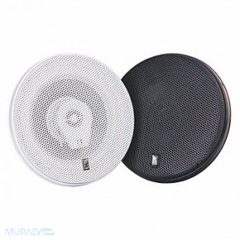 POLY-PLANAR Outdoor Speakers White 2-13/32in.D PR, 39DN67
