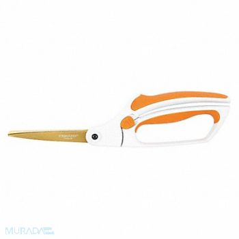 FISKARS Scissors 10in L Orange/Gray Ambidextrous, 39DT64