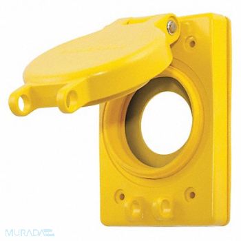 HUBBELL WIRING DEVICE-KELLEMS Watertight Cover For 30A Locking Recepta, 39DZ97