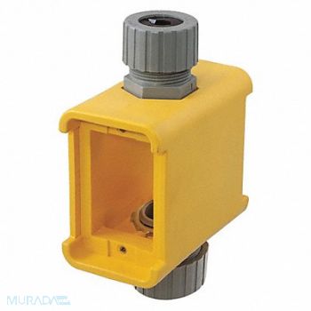 HUBBELL WIRING DEVICE-KELLEMS Portable Outlet Box 5.00 L 2.77 W 4.30 D, 39DZ99