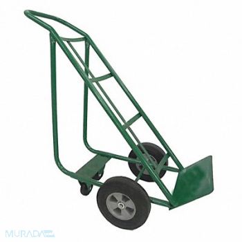 GRAINGER APPROVED Hand Truck 800 lb 40 x18-1/2 x38 Green, 39E624