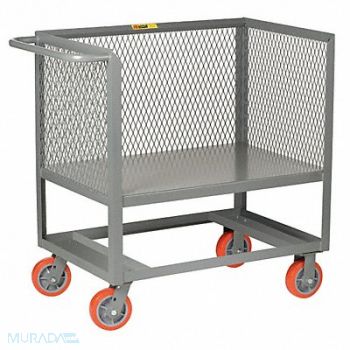 LITTLE GIANT Mesh Box Truck 40x24x53 Gray, 39E648