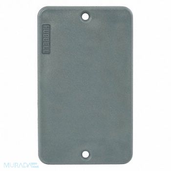 HUBBELL WIRING DEVICE-KELLEMS Watertight Cover For 1.36 In Dia Device, 39EA04