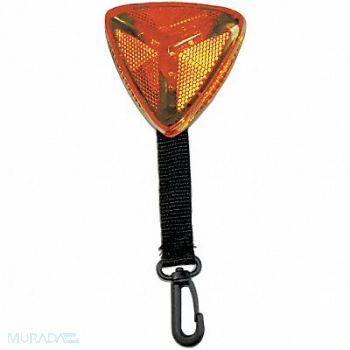 RAILHEAD GEAR Warning Light Amber LED 2 AA Batteries, 39F071