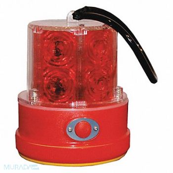 RAILHEAD GEAR Revolving Safety/Warning Light Red, 39F092