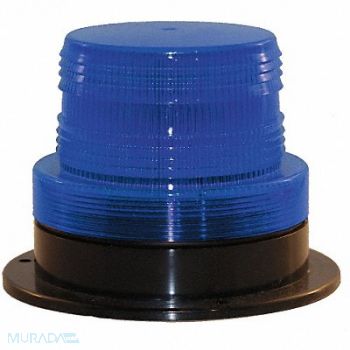 RAILHEAD GEAR Warning Strobe Blue LED 12 to 90VDC, 39F101