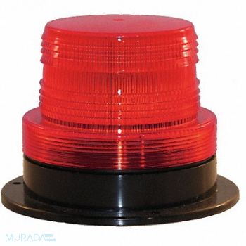 RAILHEAD GEAR Warning Strobe Red LED 12 to 90VDC, 39F102