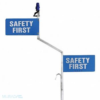 RAILHEAD GEAR Flag Staff and Sign Reflective Vinyl, 39F118