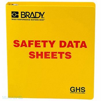 BRADY Binder Right to Know Safety Data Sheet, 39F501
