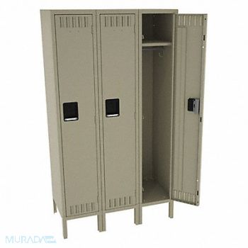 TENNSCO K4142 Wrdrb Lckr 1x3Lckr Sand 66 x36 x18 Assm, 39FM30