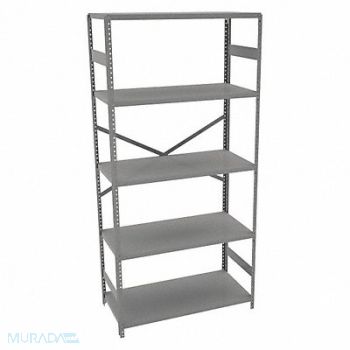 TENNSCO Metal Shlvng Cap 250 lb 18inx72inx36in, 39FM55