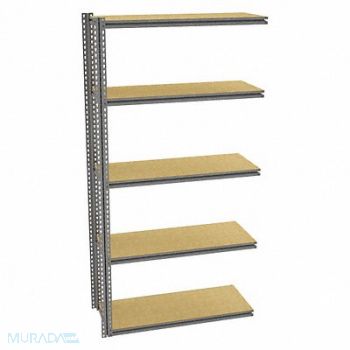TENNSCO Boltless Shelving 18x96x48in AdOn, 39FN12