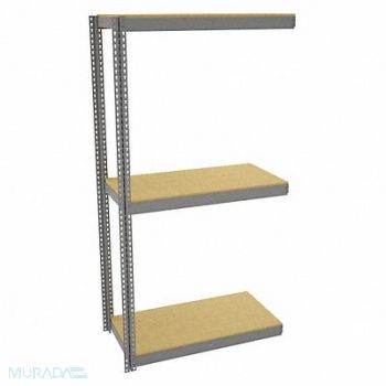 TENNSCO Boltless Shelving 24x96x48in AdOn, 39FN16