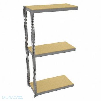 TENNSCO Boltless Shelving 24x96x48in AdOn, 39FN26