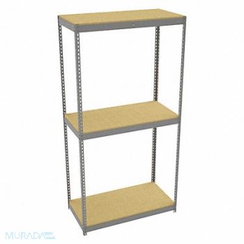 TENNSCO Boltless Shelving 24x96x48in Strtr, 39FN27