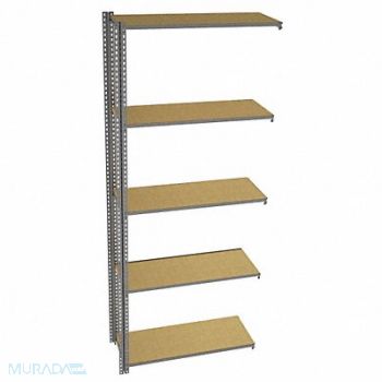 TENNSCO Boltless Shelving 18x120x48in AdOn, 39FN40